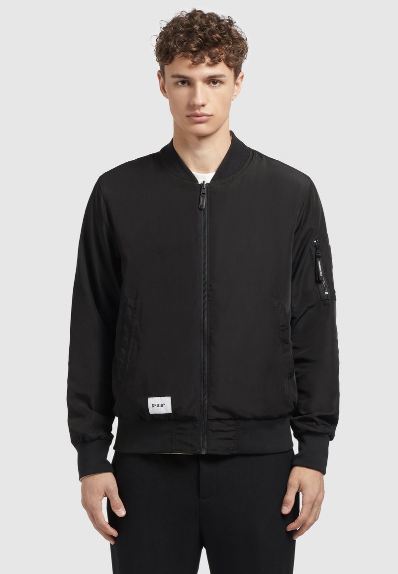 khujo - VELO - Bomber Jacket - blk bei, Enlarge