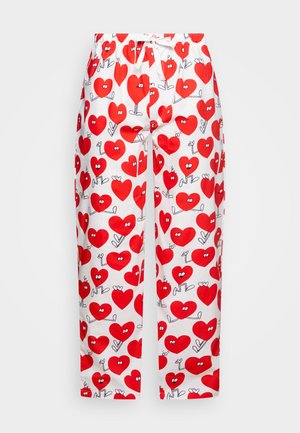 Lousy Livin Underwear, PYJAMA PANT VALENTINES - Pyjama bottoms - white