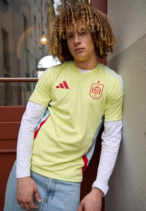SPAIN FEF AWAY JERSEY - Maillot de foot - pulse yellow halo mint