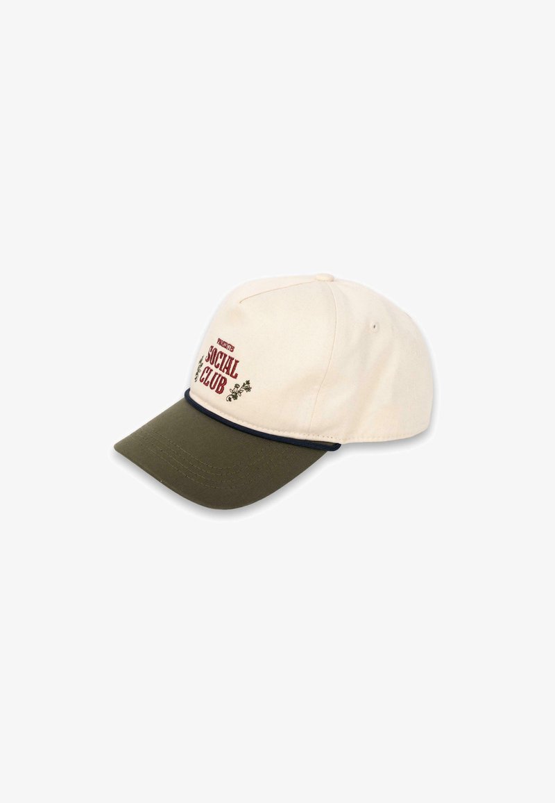Language Prohibited PROHIBITED Cap - off white green/off-white - Zalando