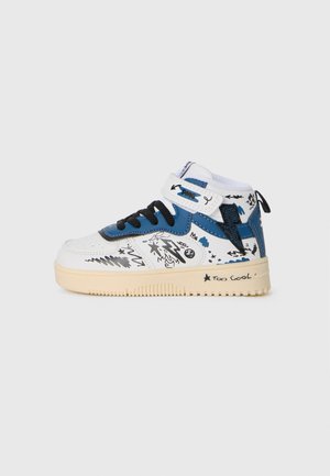 Sneakers hoog - white/avio