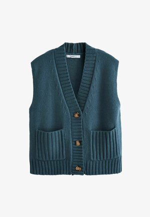 Next BUTTON - Vesta - teal blue