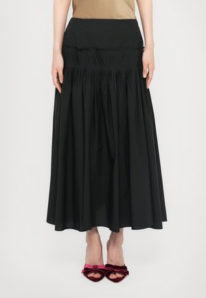 YOKE SOFT - A-snit nederdel - black