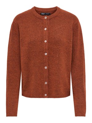 ONLY, ONLSIMONI L/S O-NECK CARDIGAN KNT NOOS - Gilet - picante