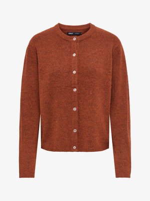 ONLY, ONLSIMONI L/S O-NECK CARDIGAN KNT NOOS - Gilet - picante