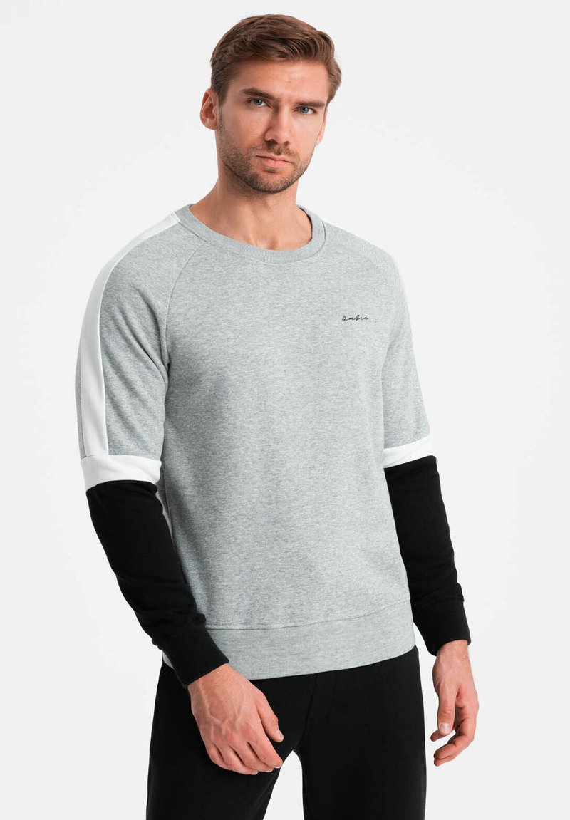Ombre Sweatshirt - light grey melange