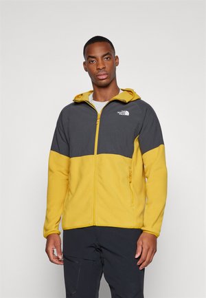 The North Face GLACIER HEAVYWEIGHT FULL ZIP  - Fleece jacket - turmeric/asphalt grey/black