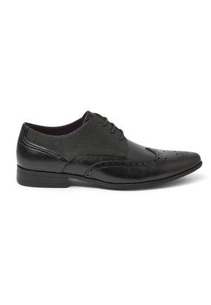 BROGUE - Veterschoenen - black