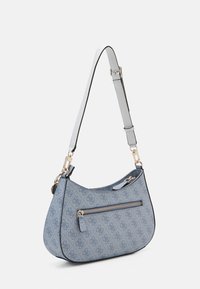 Guess NOELLE TOP ZIP SHOULDER BAG - Kabelka - light blue