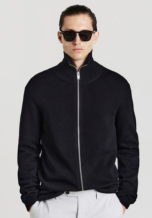 CON ZIP - Gilet - nero