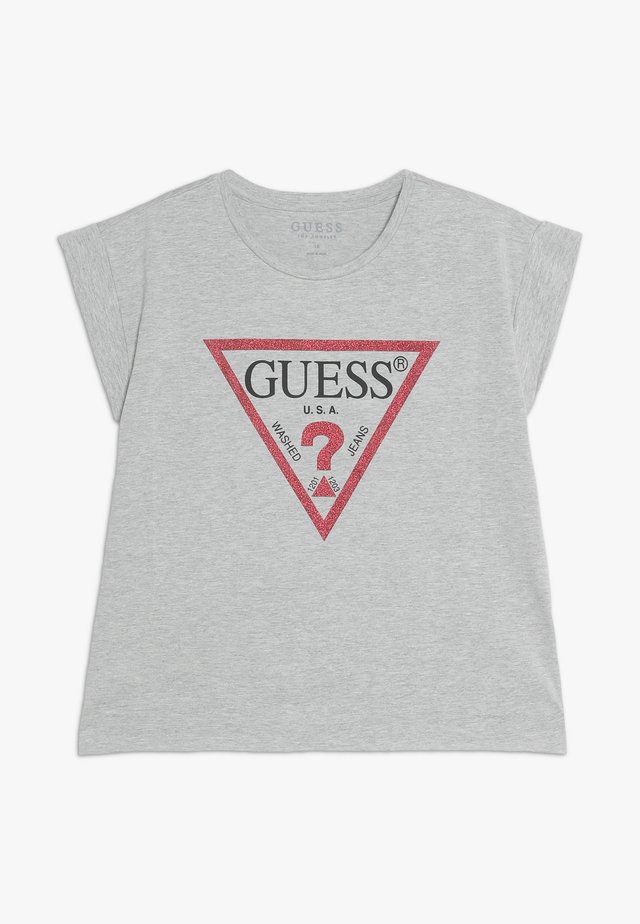 JUNIOR CROPPED CORE - T-shirt imprimé - grey