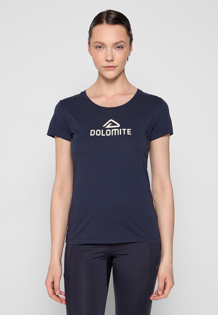 Dolomite T-shirt print donkerblauw