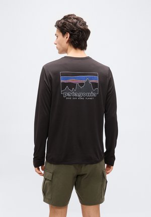 CAP COOL DAILY '73 SKYLINE - Langærmet T-shirt - black