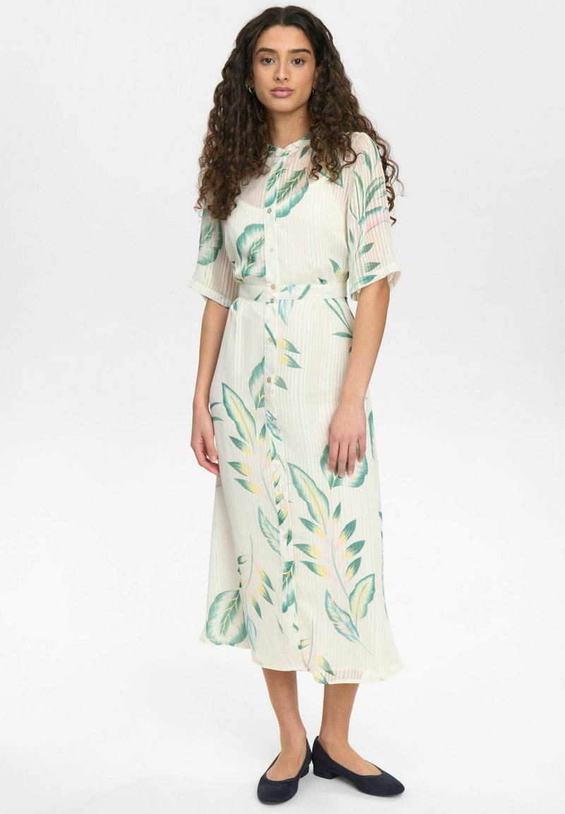 Numph Blousejurk beige Numph Blousejurk beige