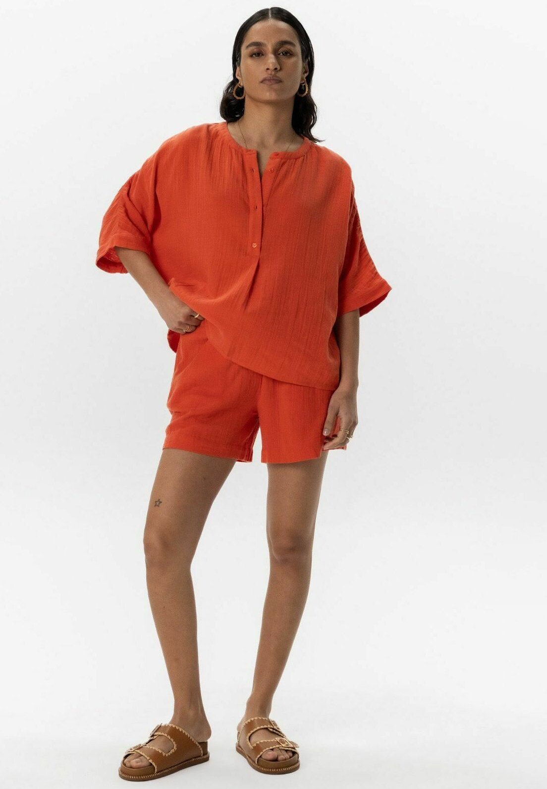 Sissy-Boy MIT KNÖPFEN Blouse orange ZALANDO - Main Image