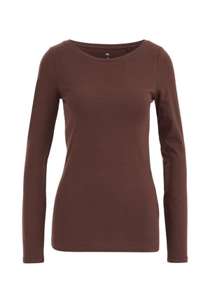 WE Fashion, Maglietta a manica lunga - cinnamon brown