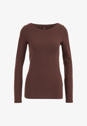 WE Fashion, T-shirt à manches longues - cinnamon brown