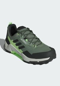 Adidas Terrex AX4 HIKING - Zapatillas de senderismo - silver green   core black   crystal jade