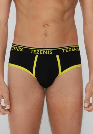 BORDI CONTRASTO CON LOGO - Slip - black
