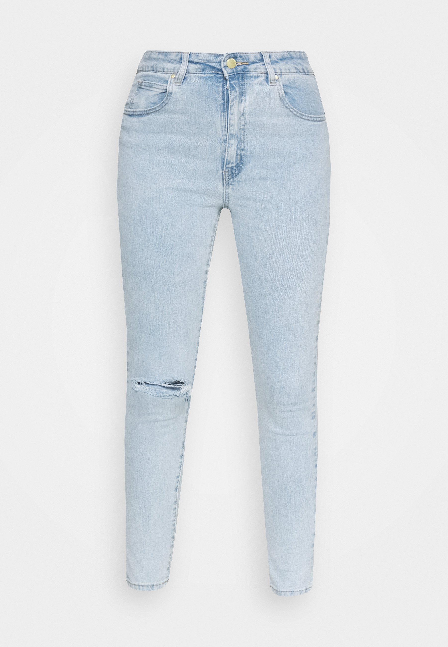 Women HIGH RISE CROPPED - Jeans Skinny Fit - addis blue Women HIGH RISE CROPPED - Jeans Skinny Fit - addis blue