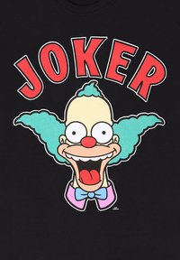 Henry Tiger SIMPSONS KRUSTY JOKER - Triko s potiskem - black
