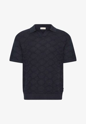Casual Friday, CFANGVIG KNIT - Poloshirts - dark navy
