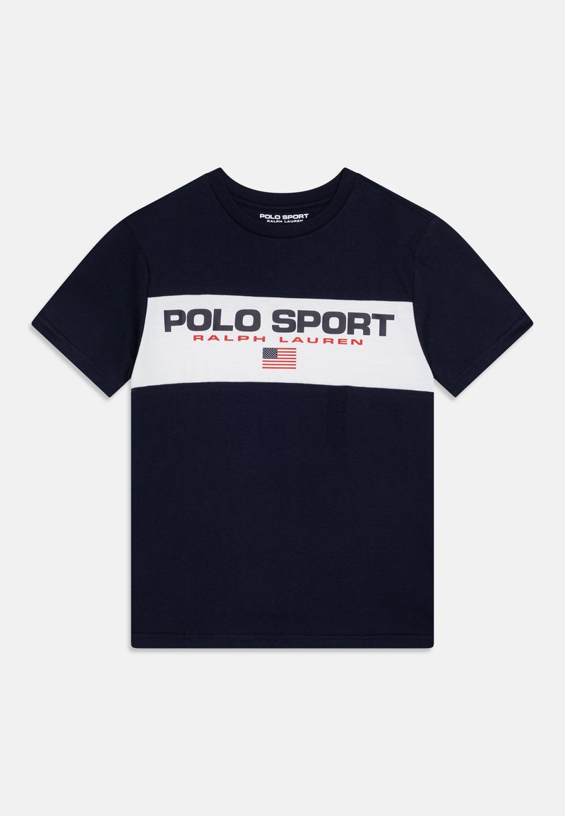 Polo Ralph Lauren SPORT SHIRT TEENS UNISEX - T-shirts med print - cruise navy/white