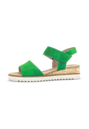 Gabor, Wedge sandals - grün