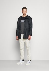 Pier One Camisola de manga comprida - black/mottled dark grey