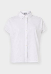 SHIRT WITH SCHIFFLI EMBROIDERY - Camicia - white