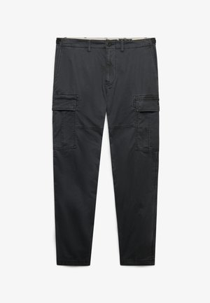 Superdry & Co, SUPERDRY REGULAR TAPERED CARGO PANTS.. - Cargobukser - blackboard