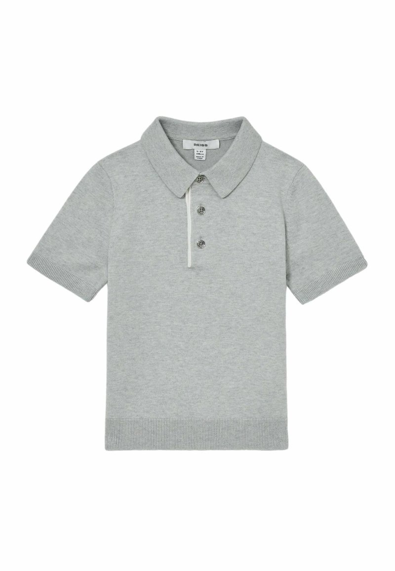 Reiss REISS FINCH CONTRAST PLACKET POLO SHIRT WITH COTTON - Polotričko - washed sage