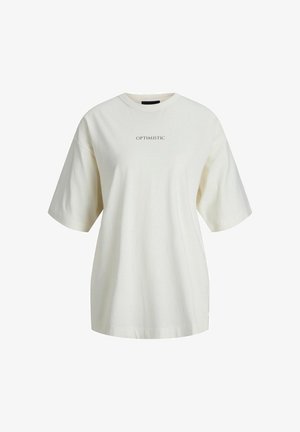 JJXX JXSANDRA LOOSE SS TEE JRS - Majica kratkih rukava s printom - vanilla ice