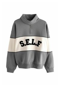Self. HALF ZIP - Pusa - grey