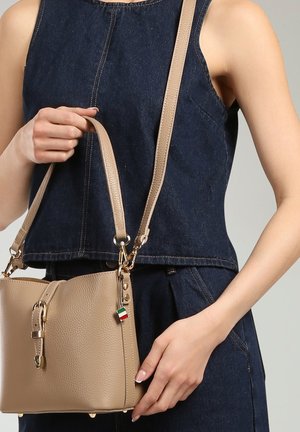 DrachenLeder, Handtasche - taupe hellbraun