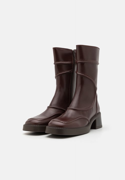 Pavement JANA - Platform ankle boots - brown/gold/brown  display picture 3