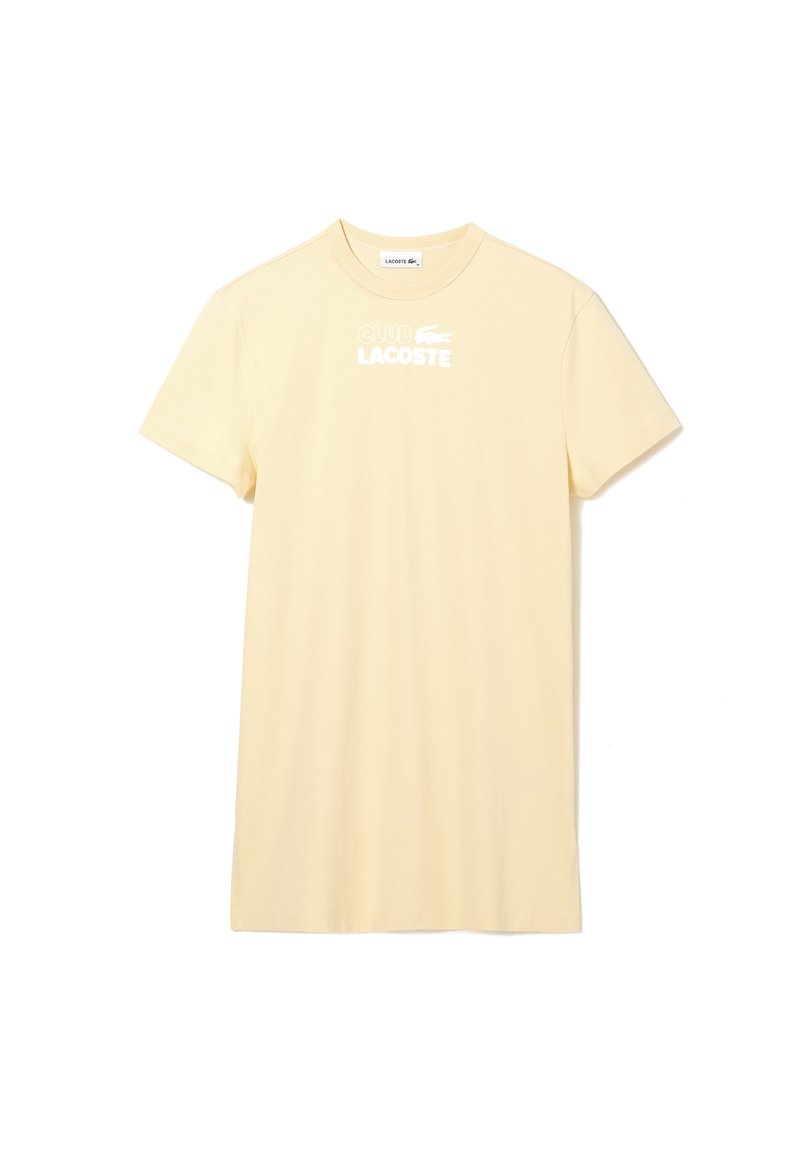 Lacoste Jerseyjurk geel Lacoste Jerseyjurk geel