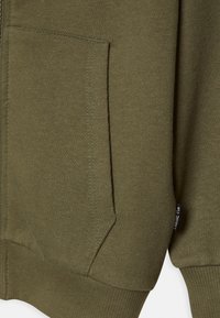 Name it CARD HOOD - Mikina so zipsom - brown