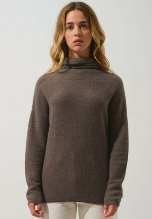 Authentic Cashmere COLLIN TURTLENECK - Trui - mottled taupe