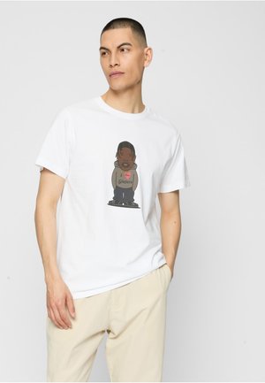 Mister Tee TEXAS SKETCH - Print T-shirt - white