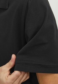 Jack & Jones PREMIUM PREMIUM EINFARBIG  - Polo marškinėliai - black onyx