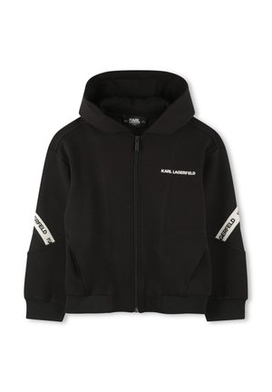 Zip-up sweatshirt - black