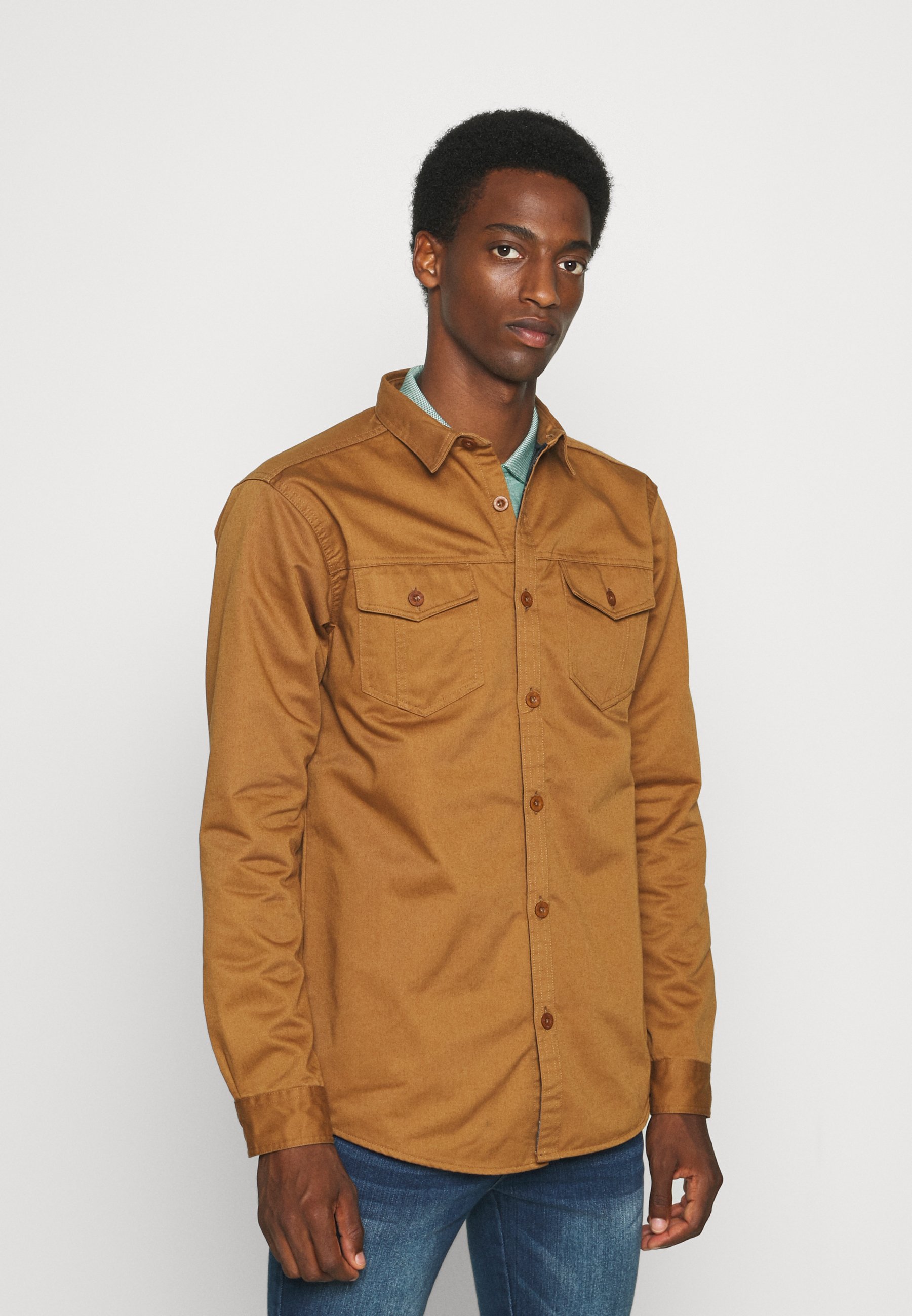 pz628 Cappotti INDICODE JEANS GRANT - Cappotto corto - rubber/beige pz628 Cappotti INDICODE JEANS GRANT - Cappotto corto - rubber/beige