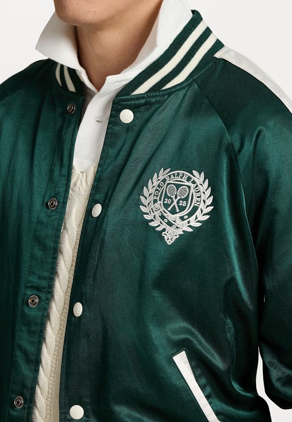 WIMBLEDON SATIN BASEBALL JACKET - Bomber Jacket3
