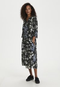 Kaffe - EKUA AMBER  - Shift dress - black multi color flower print Thumbnail Image 1