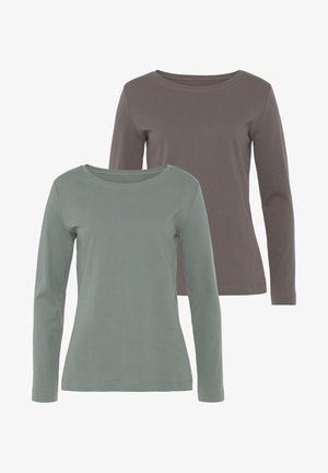 Vivance, LANGARM - Langarmshirt - mint/taupe