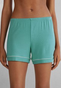 Intimissimi AUS MIT KANTEN IN KONTRA  - Pyžamový spodní díl - blau lagoon blue