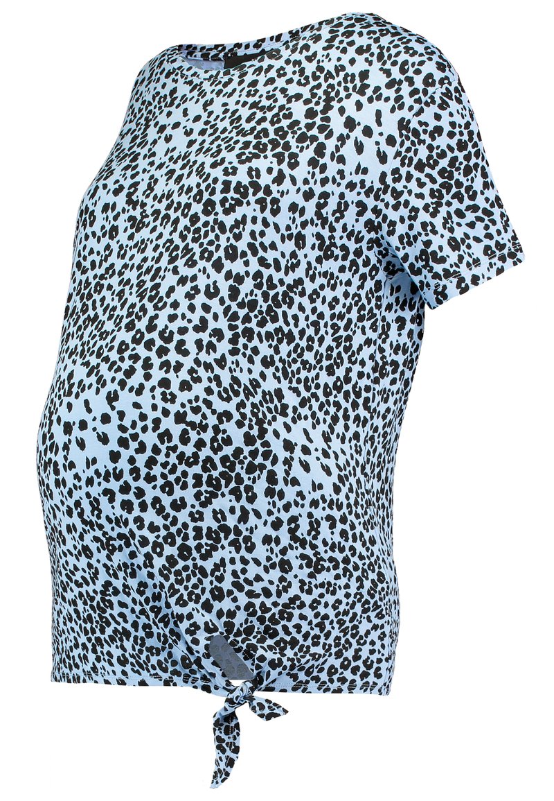 Supermom T-shirt print blauw