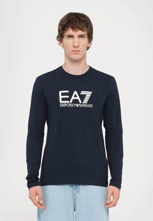 TRAIN VISIBILITY TEE - T-shirt à manches longues - blue/cream