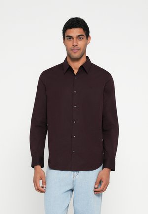 SOLID CLASSIC SHIRT - Ing - mocha brown